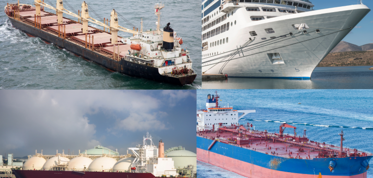 Different types of Cargo ships