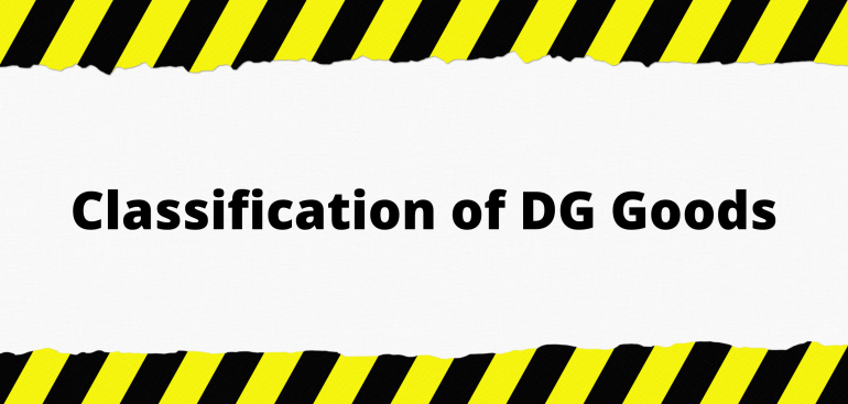 Classification of DG Goods