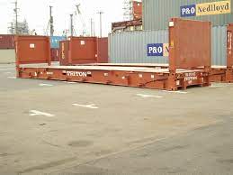 Flat rack container